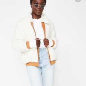 NWOT DOLLSKILL PLAY IT COOL FUZZY BOMBER